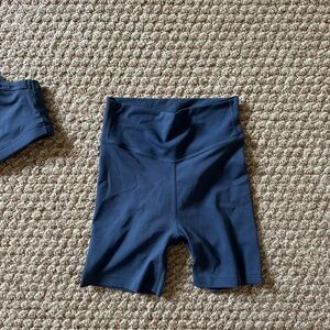 Shop Form Navy Blue Biker Shorts